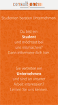 Mobile Screenshot of consult-one.de