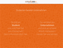 Tablet Screenshot of consult-one.de